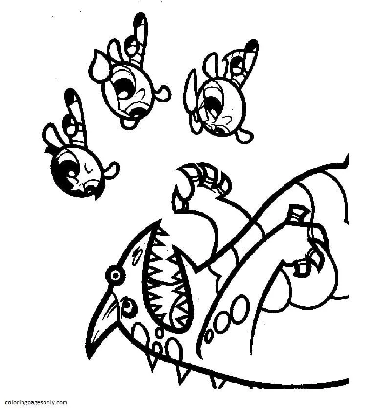 Desenhos de Meninas Superpoderosas Para Colorir 66