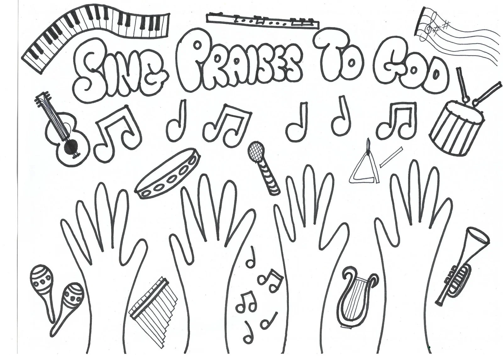 Praise Coloring Pages 4