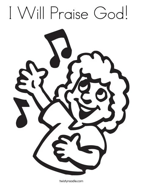 Praise Coloring Pages 8