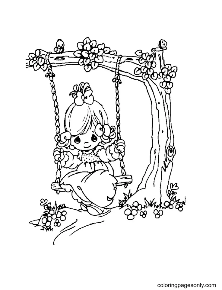 Desenhos de Precious Moments Para Colorir 28