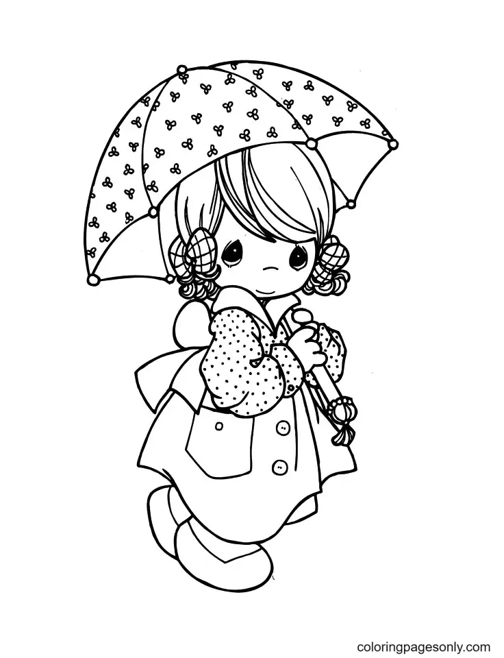 Desenhos de Precious Moments Para Colorir 30
