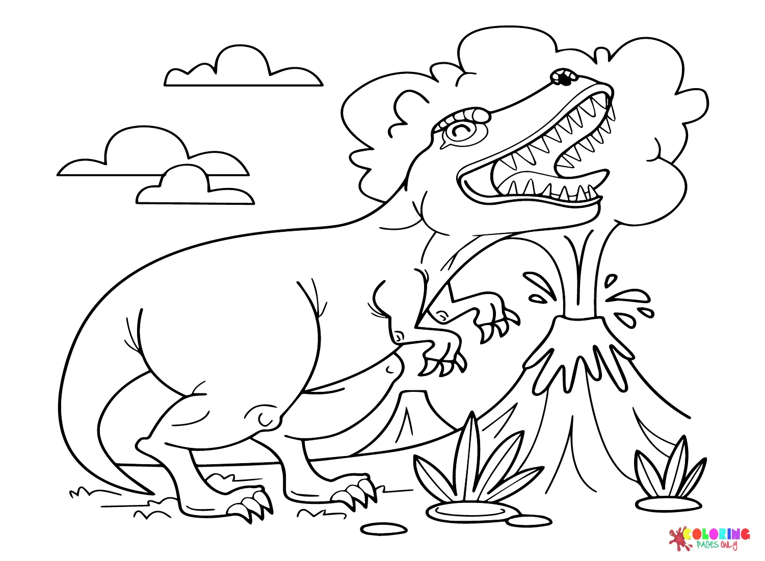 Prehistory Coloring Pages 13
