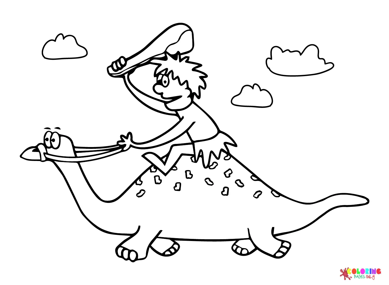 Prehistory Coloring Pages 16