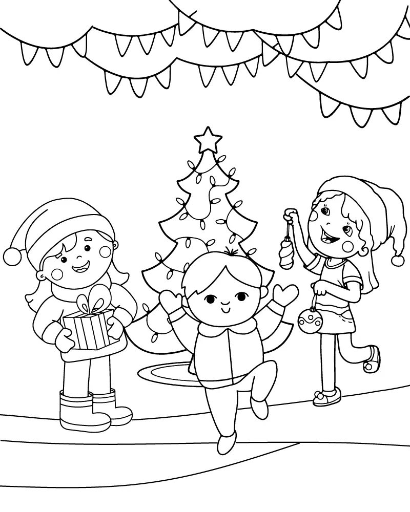 Preppy Weihnachten Ausmalbilder 10
