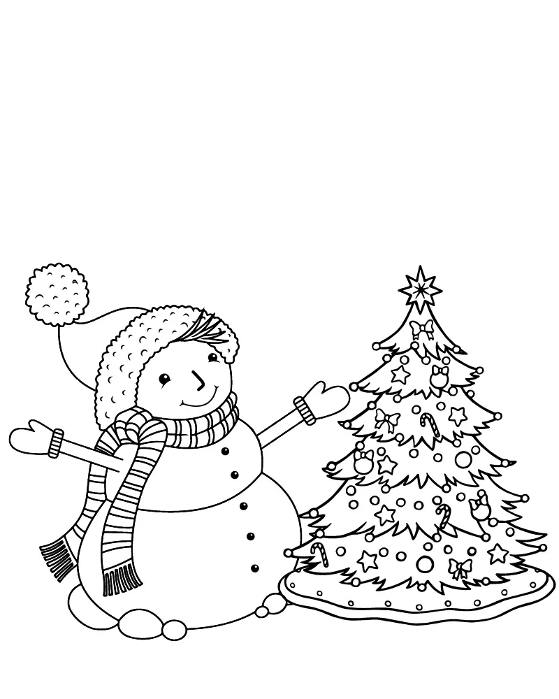 Preppy Weihnachten Ausmalbilder 14