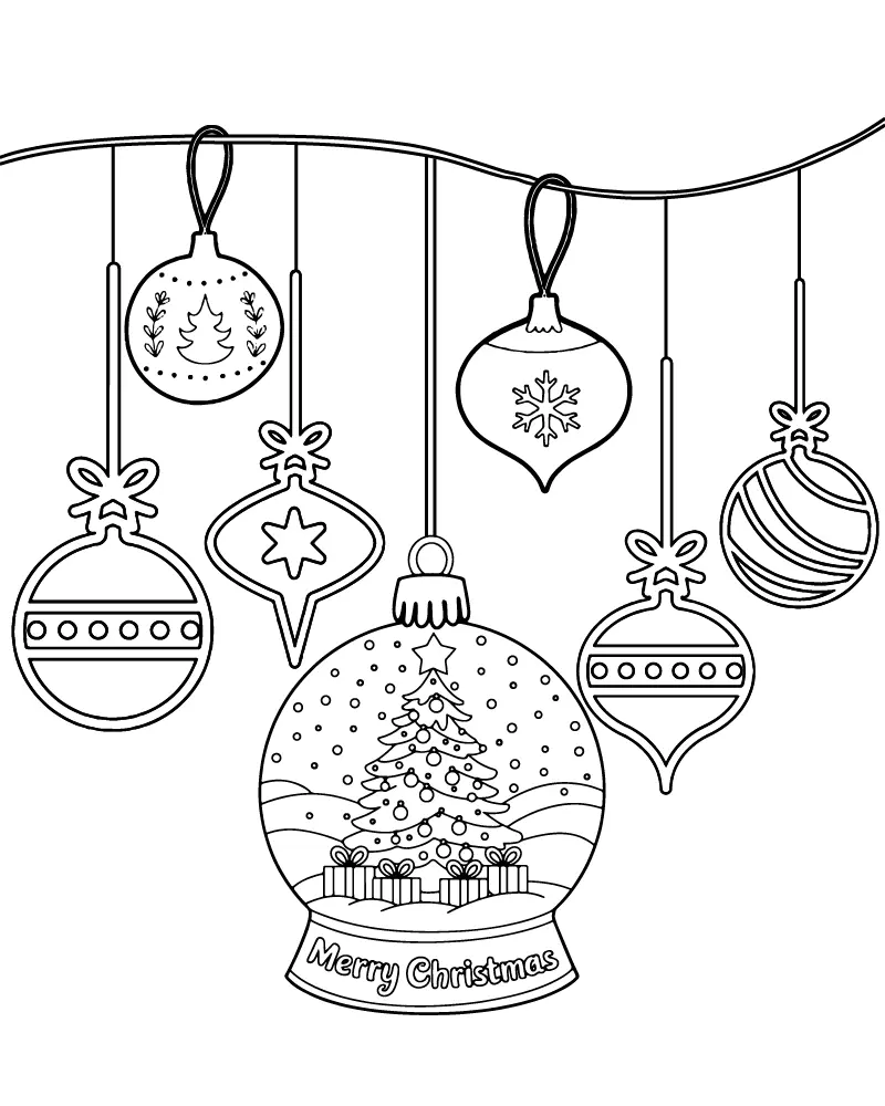 Preppy Weihnachten Ausmalbilder 2