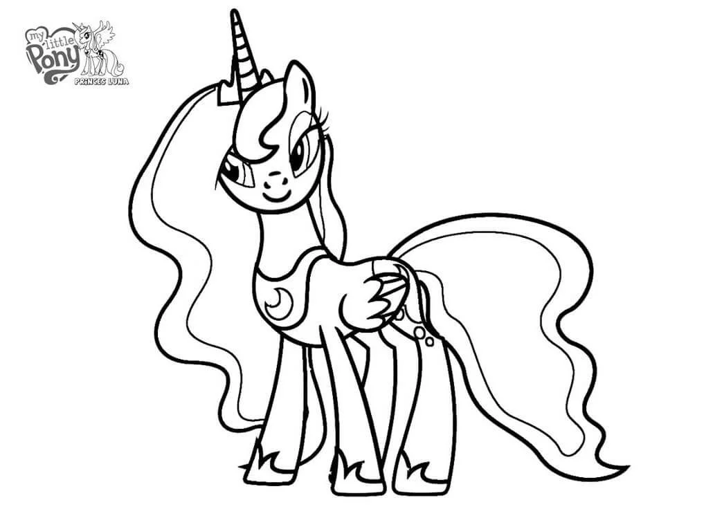 Princess Luna Coloring Pages 15