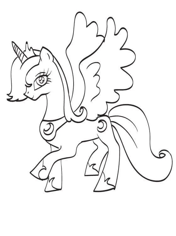 Princess Luna Coloring Pages 6