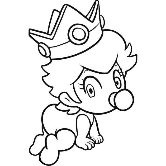 Prinzessin Peach Ausmalbilder 11
