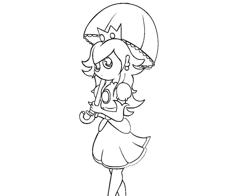 Desenhos de Princess Peach Para Colorir 16