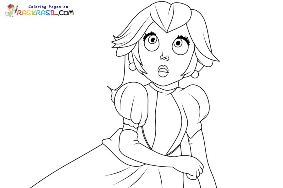 Desenhos de Princess Peach Para Colorir 68