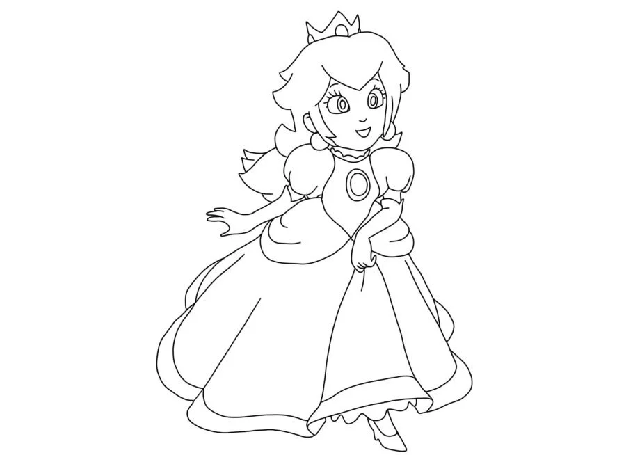 Prinzessin Peach Ausmalbilder 88