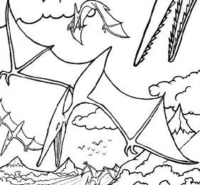 Pterodactyl Ausmalbilder 8