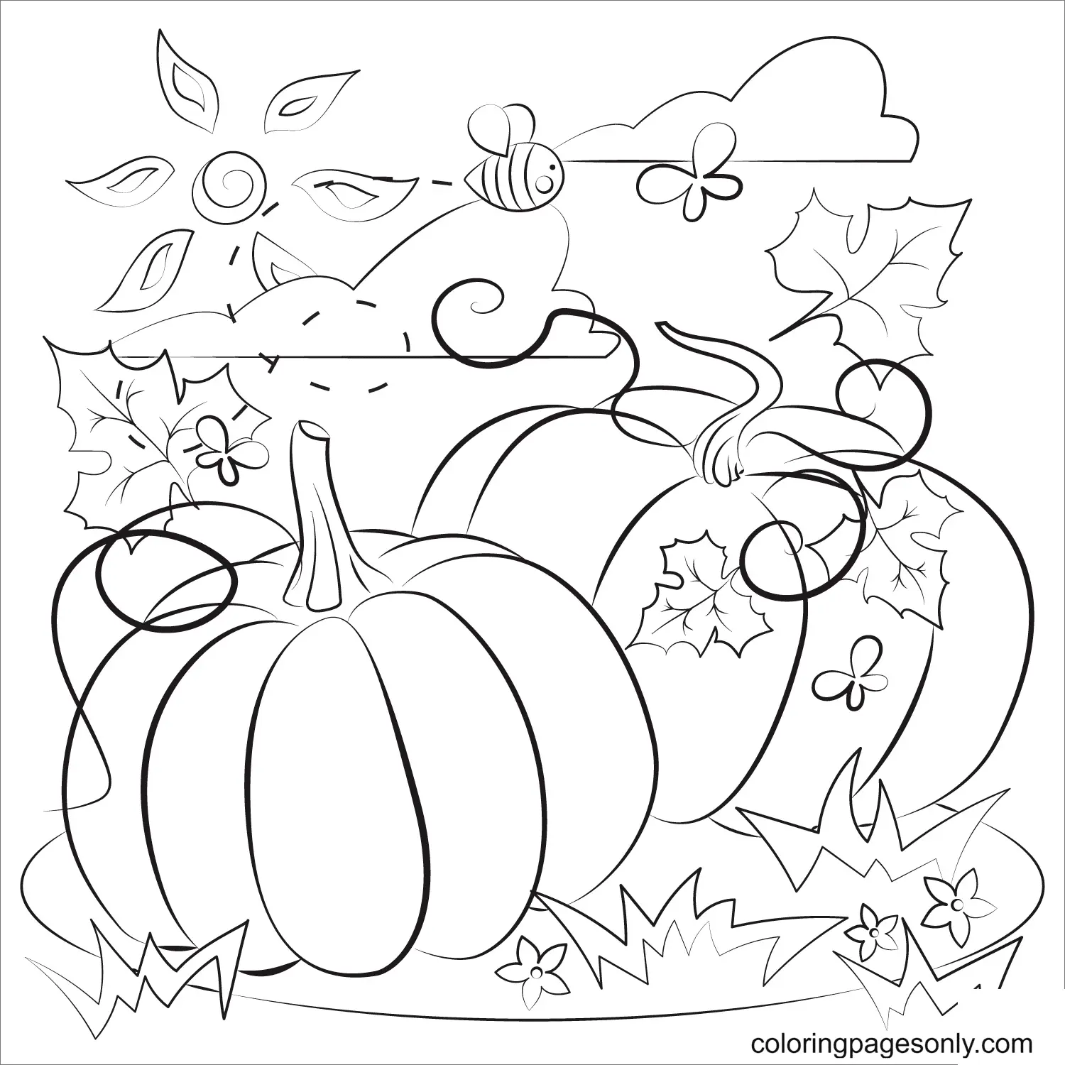Desenhos de Pumpkin Para Colorir 10