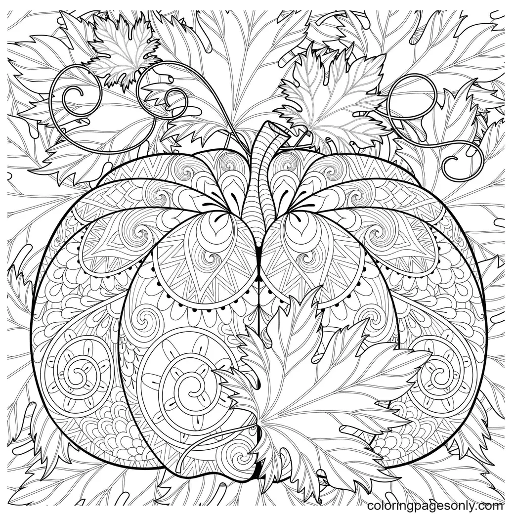Desenhos de Pumpkin Para Colorir 35