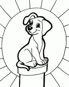Welpen Hunde Freunde Ausmalbilder 116