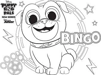 Desenhos de Puppy Dog Pals Para Colorir 173