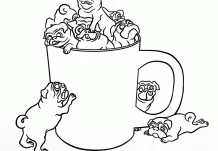 Welpen Hunde Freunde Ausmalbilder 188