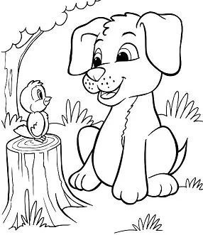Welpen Hunde Freunde Ausmalbilder 191