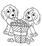 Welpen Hunde Freunde Ausmalbilder 203