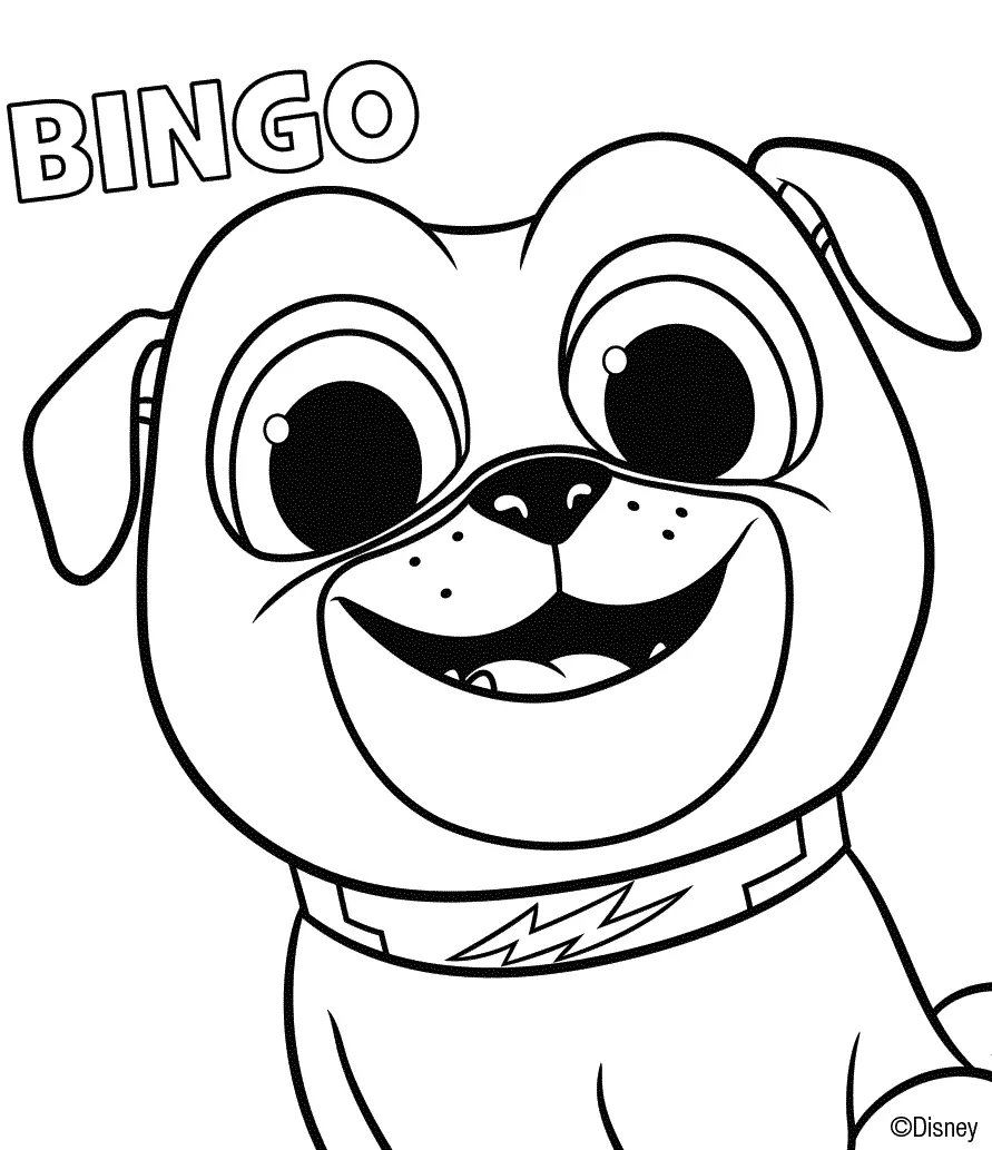 Puppy Dog Pals Para Colorear 27