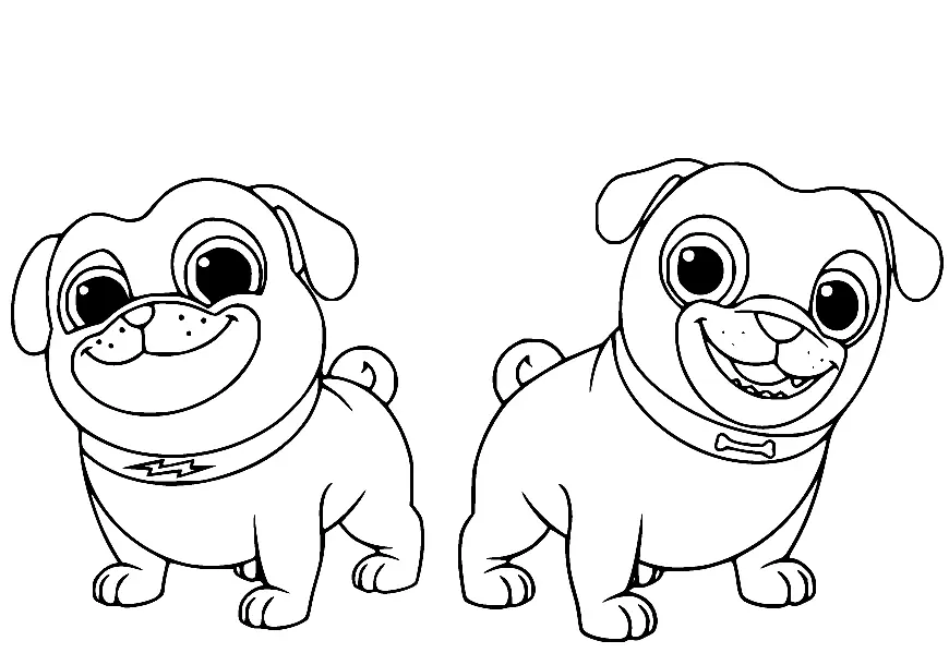 Puppy Dog Pals Coloring Pages 38