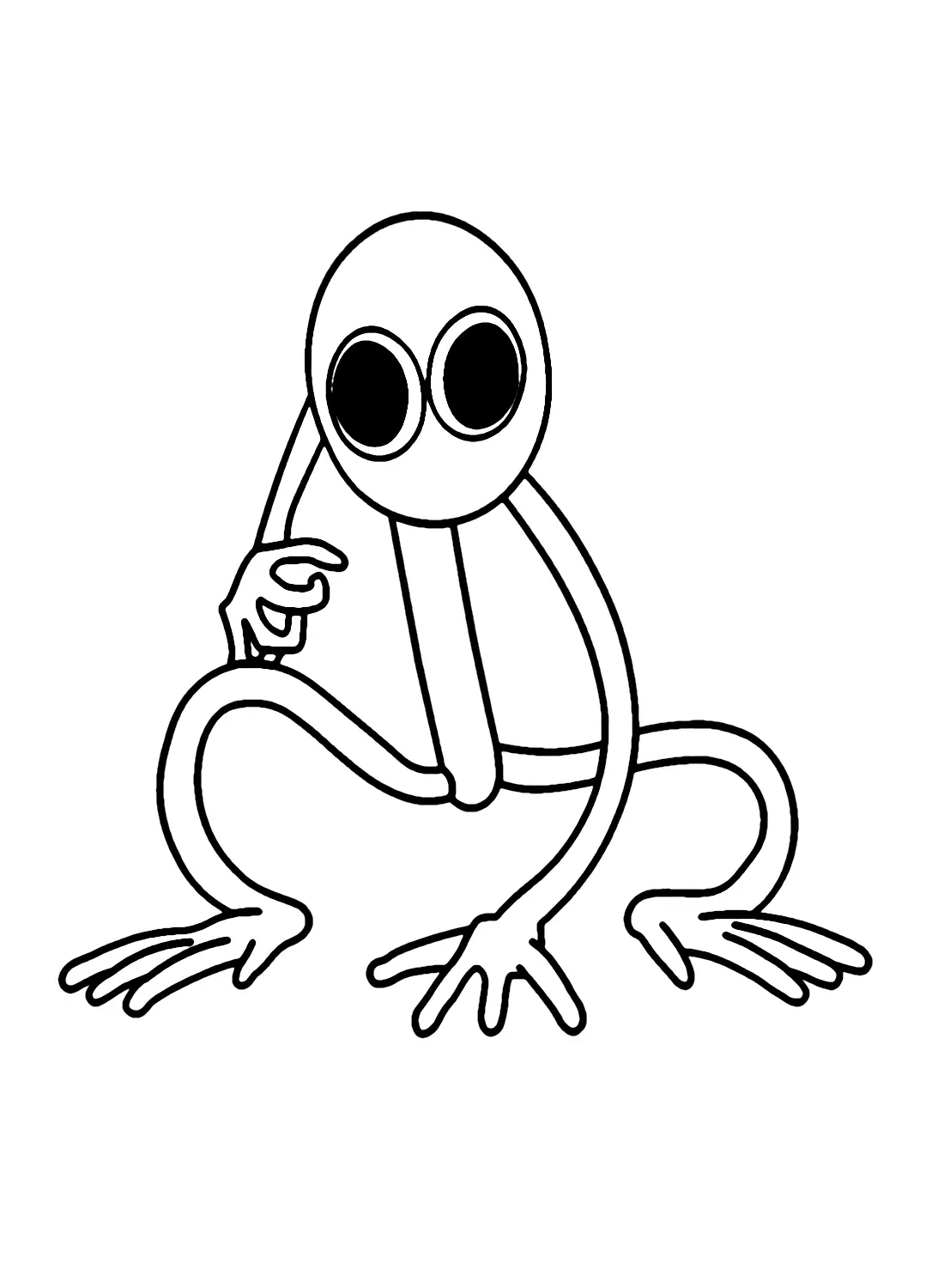 Desenhos de Purple Rainbow Friends Para Colorir 19