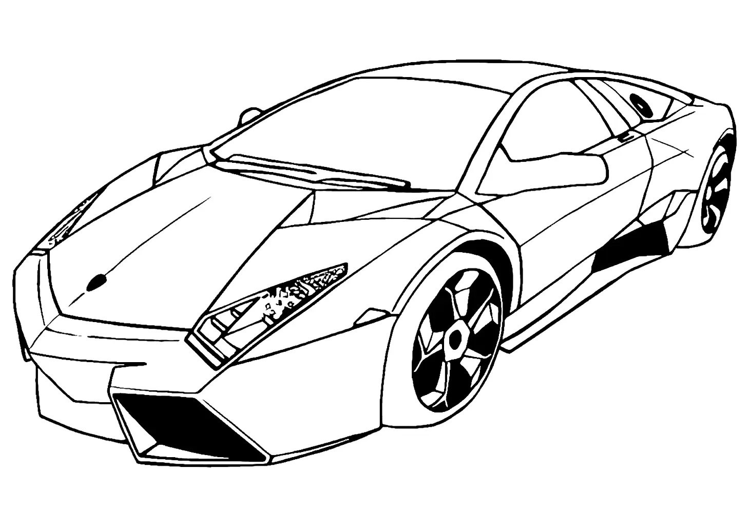 Coches Carreras Para Colorear 1