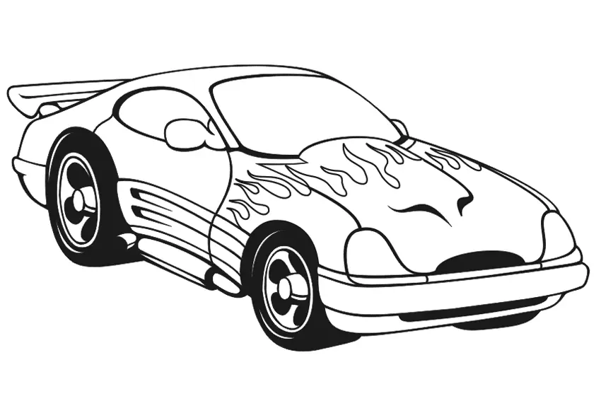 Rennwagen Ausmalbilder 17