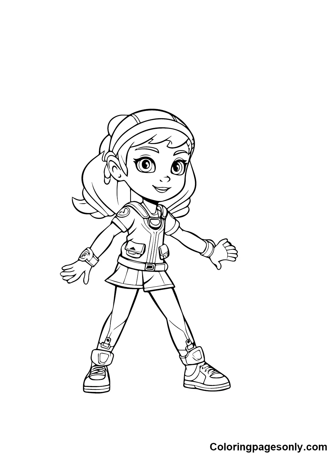 Rainbow Rangers Coloring Pages 21
