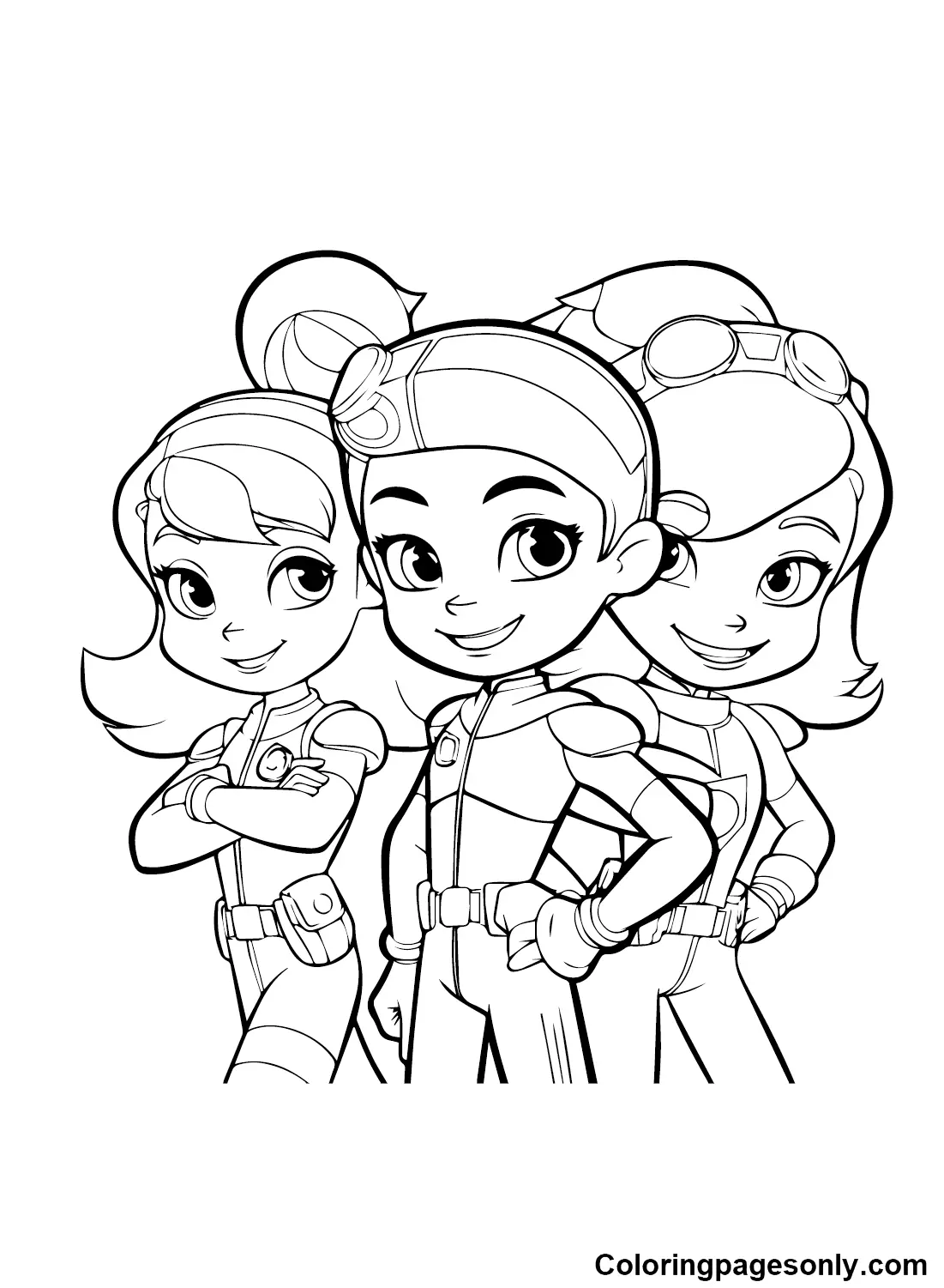 Rainbow Rangers Coloring Pages 5