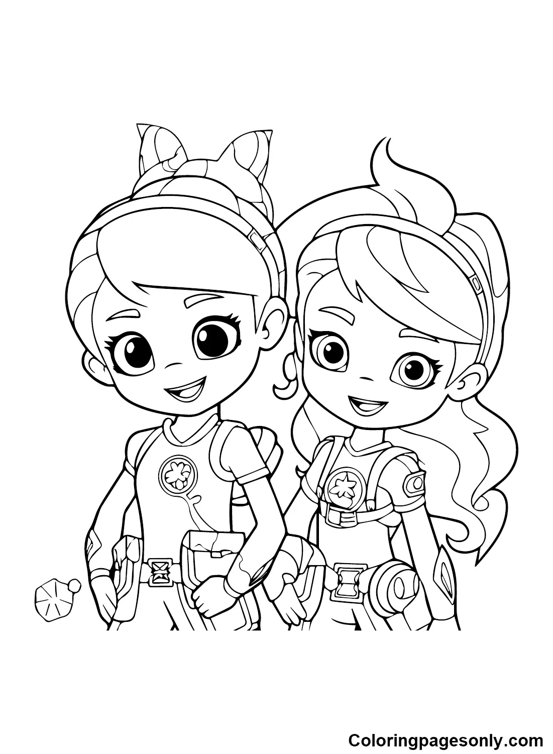 Rainbow Rangers Coloring Pages 6