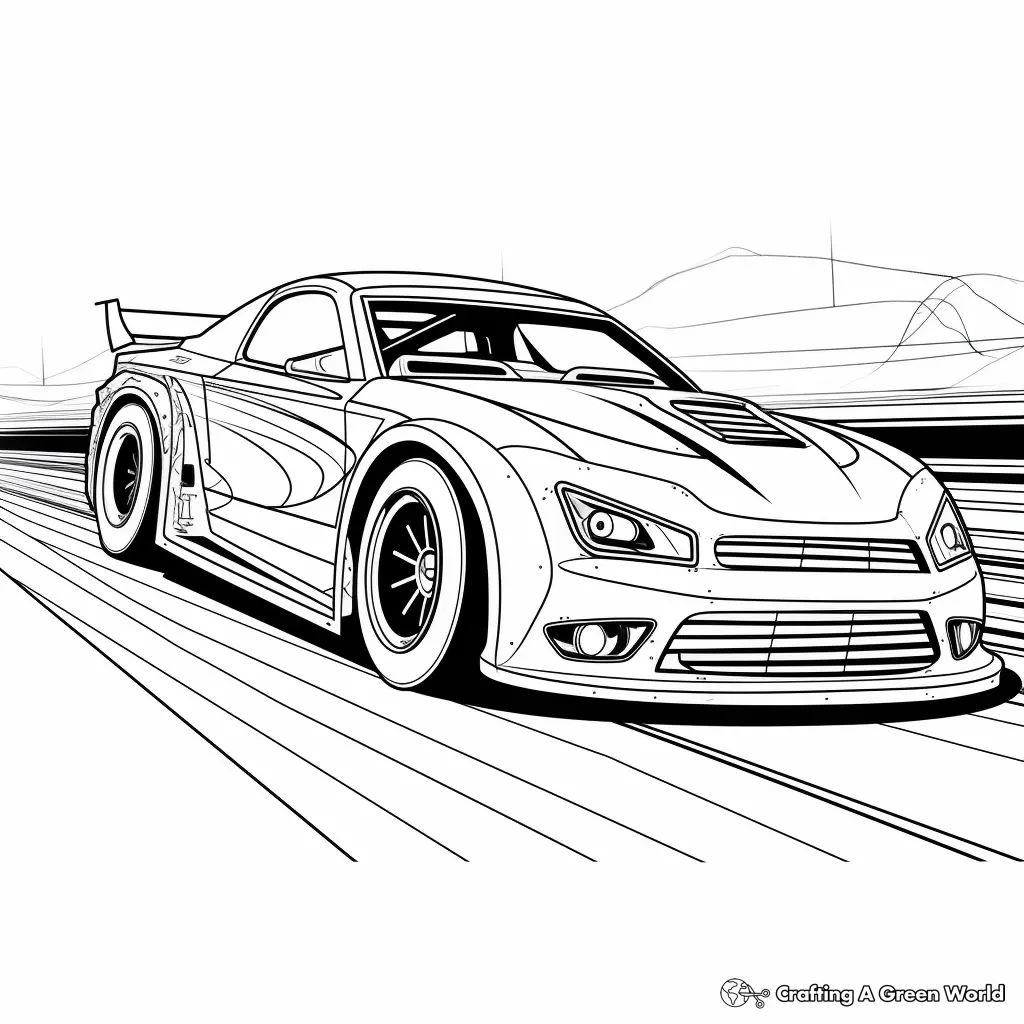 Desenhos de Carros de Rally Para Colorir 18