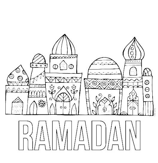 Ramadan Coloring Pages 12