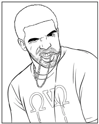 Rapper Coloring Pages 15