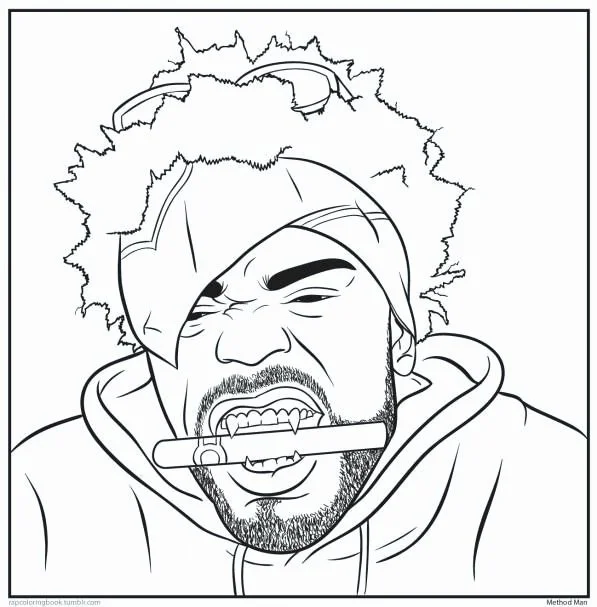 Rapper Coloring Pages 34