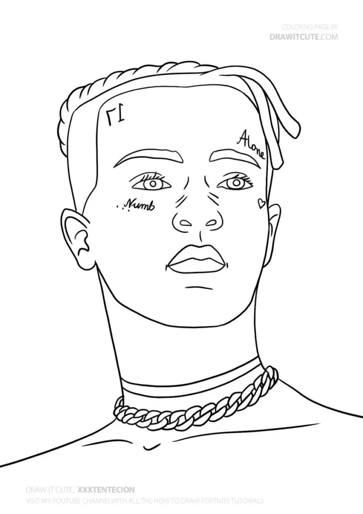 Rapper Coloring Pages 7