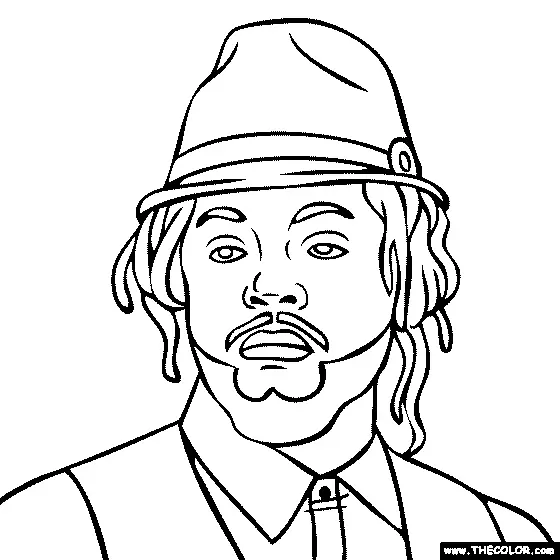 Rapper Coloring Pages 9