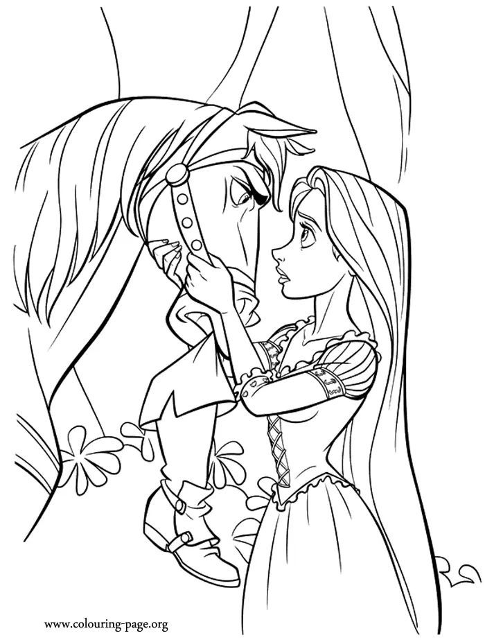 Rapunzel Ausmalbilder 1