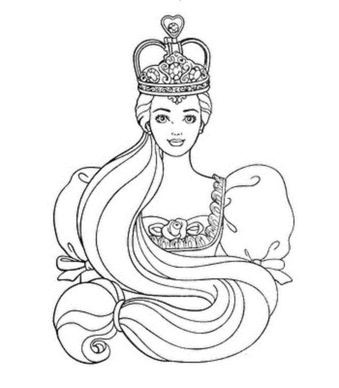 Rapunzel Coloring Pages 5
