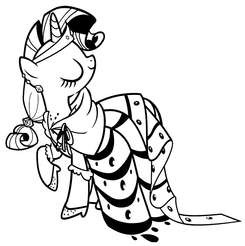 Rarity Ausmalbilder 40