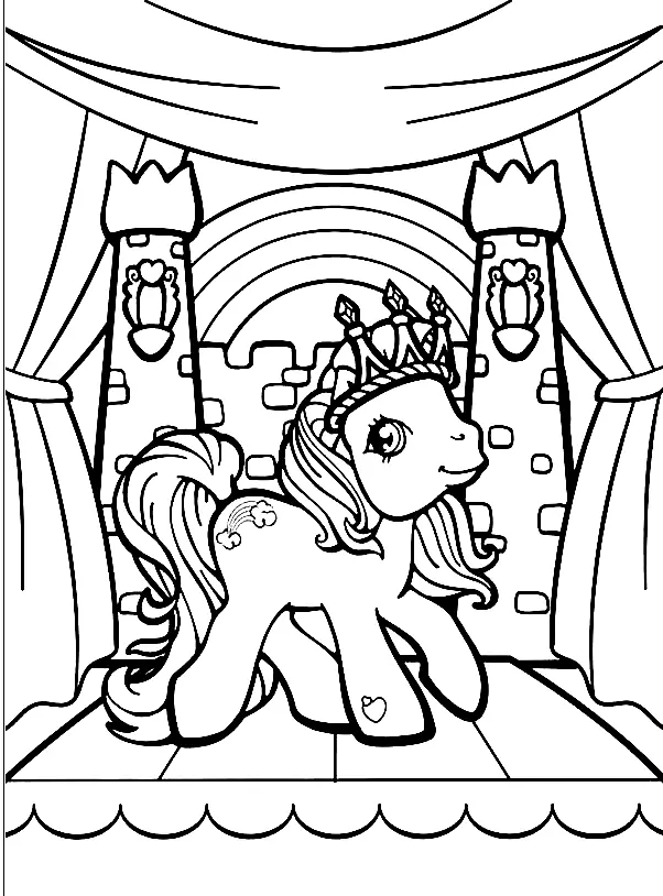 Rarity Coloring Pages 8
