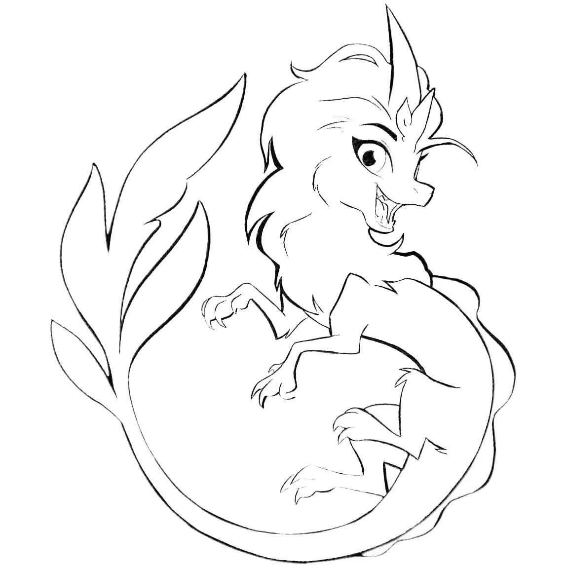 Raya and the Last Dragon Coloring Pages 18