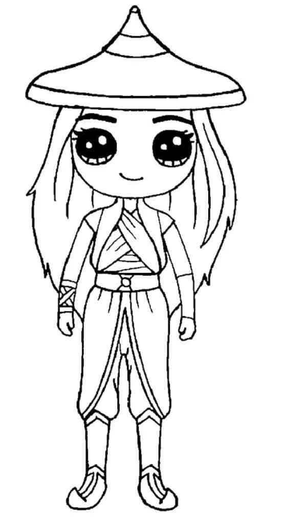 Raya and the Last Dragon Coloring Pages 2