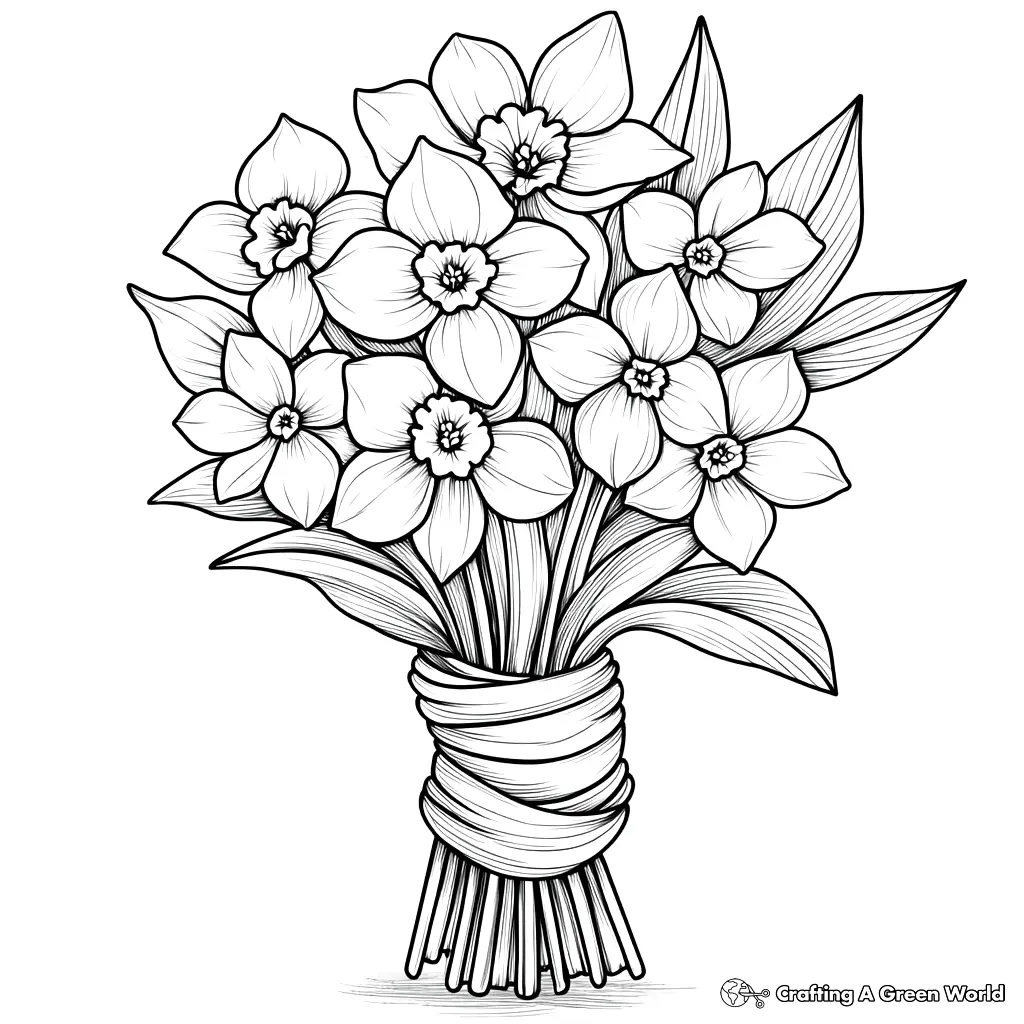 Flores Realistas para Colorir 132