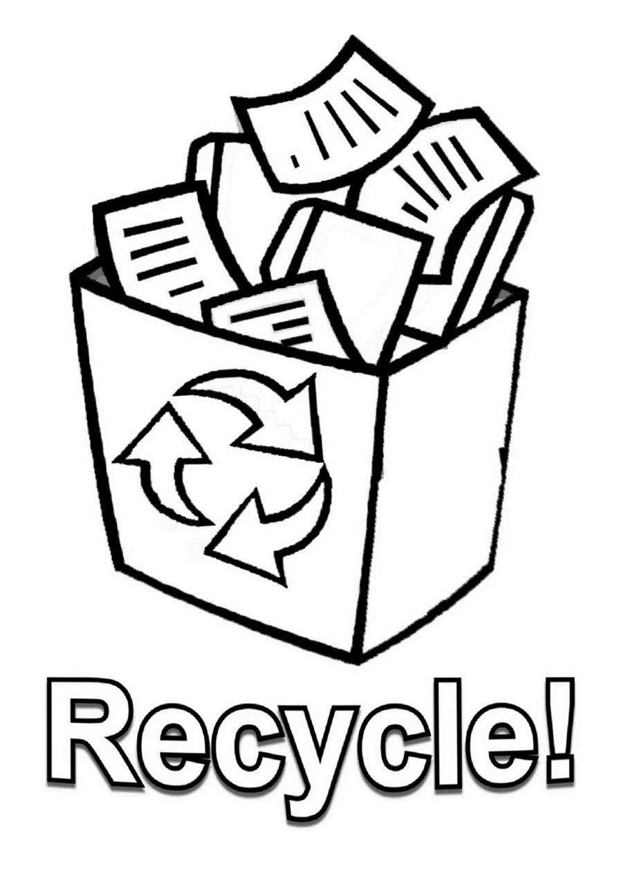 Recycling Ausmalbilder 36