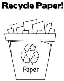 Recycling Ausmalbilder 4