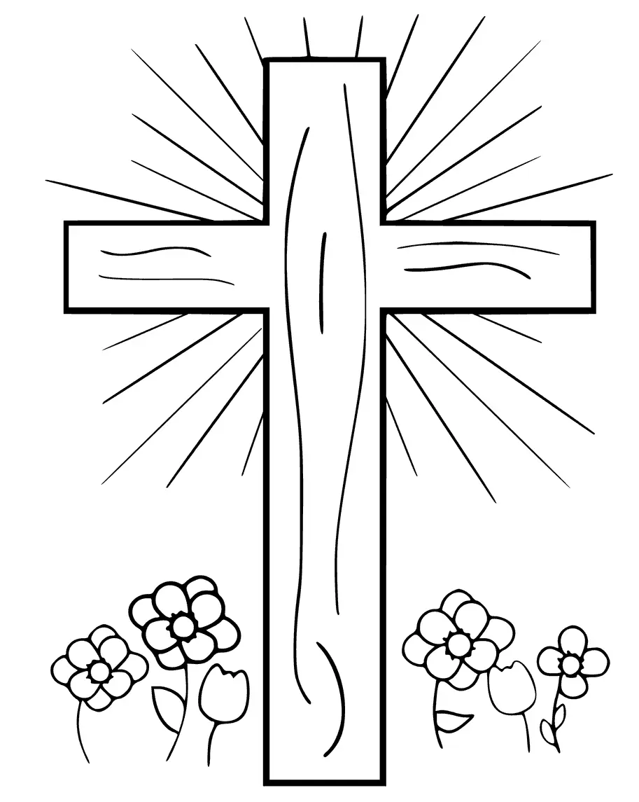 Religiöse Ostern Ausmalbilder 3