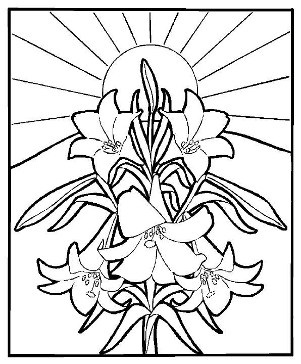 Religious Easter Coloring Pages 40