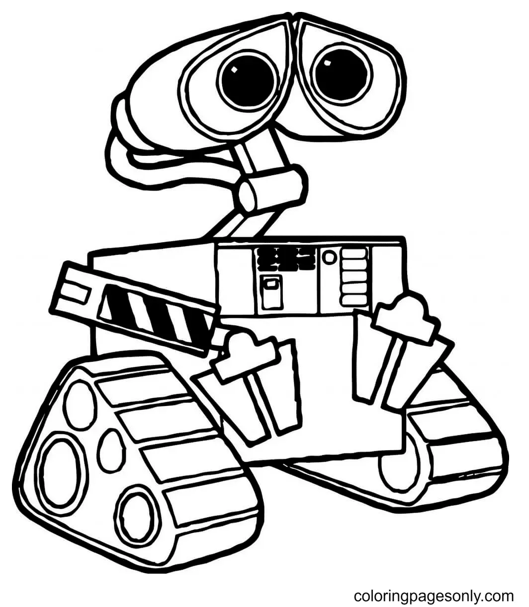 Robots Para Colorear 1